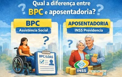 Qual a diferença entre BPC e aposentadoria Qual a diferença entre BPC e aposentadoria